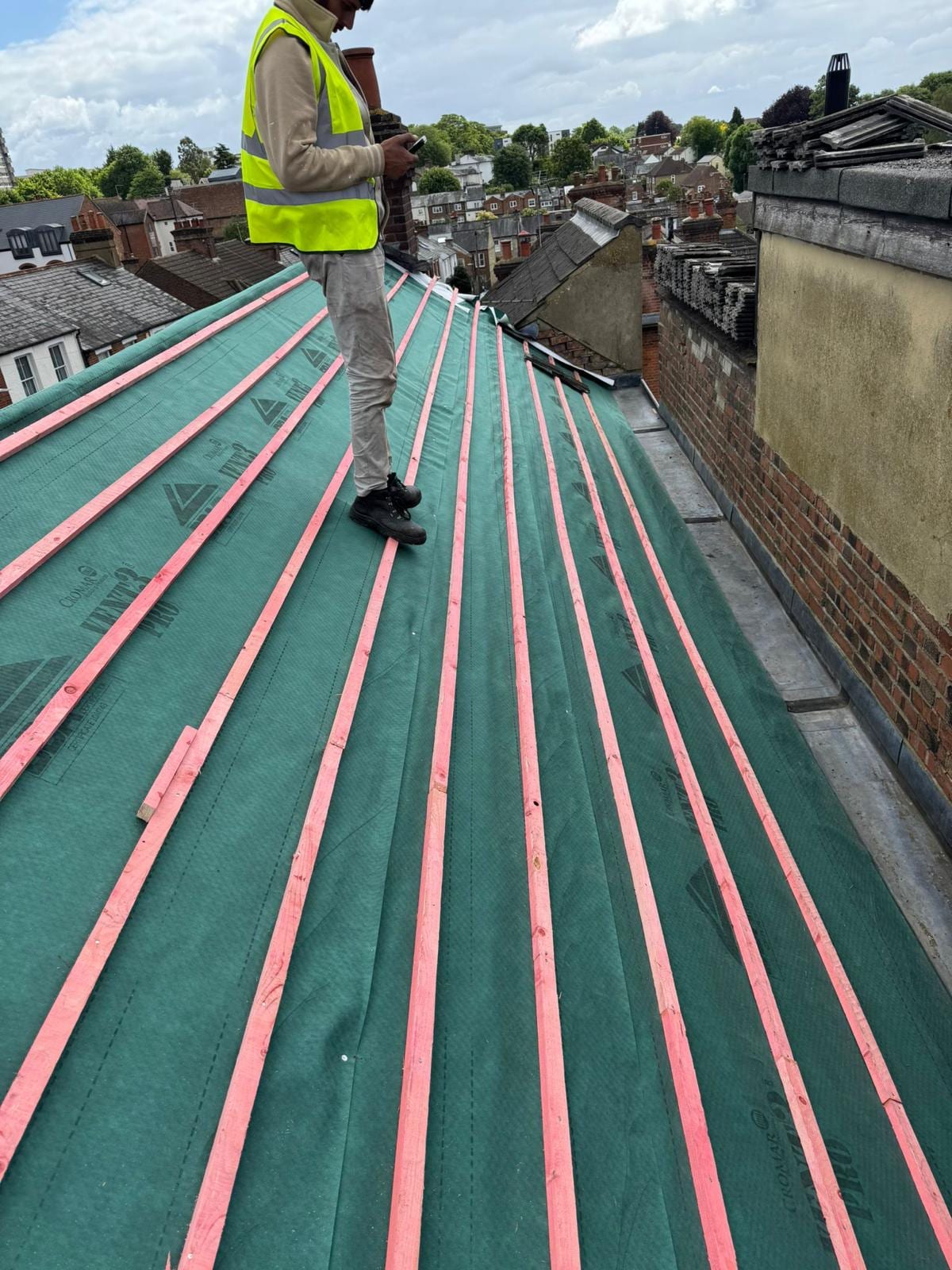 Re-roof and roof repair by Active Roofing in Hertfordshire