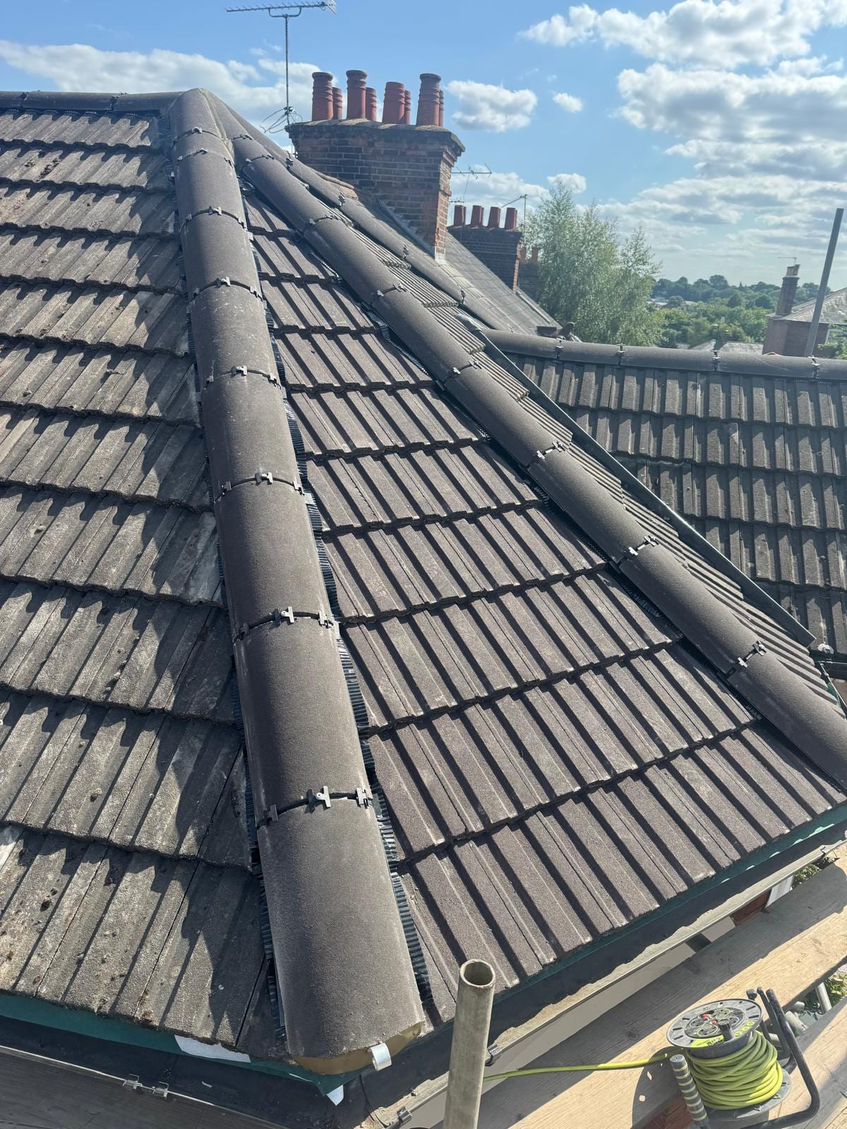 Tiled and slate roofing project by Active Roofing in Hertfordshire