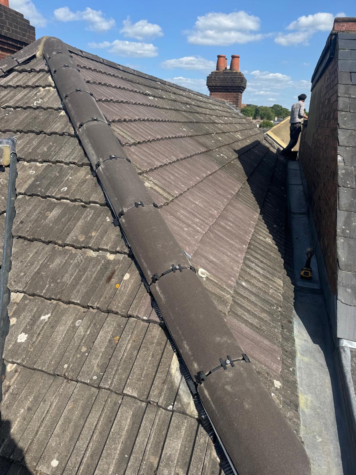 Tiled and slate roofing project by Active Roofing in Hertfordshire