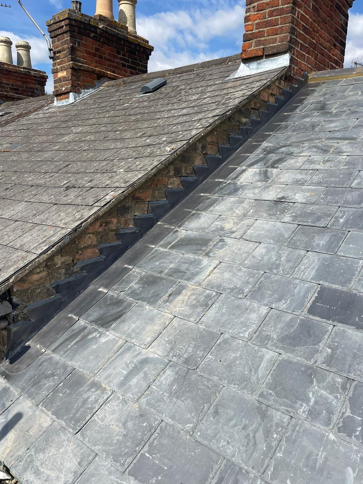 Tiled and slate roofing project by Active Roofing in Hertfordshire