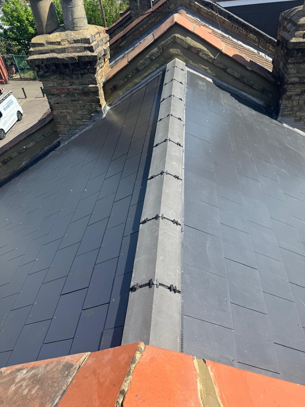 Tiled and slate roofing project by Active Roofing in Hertfordshire